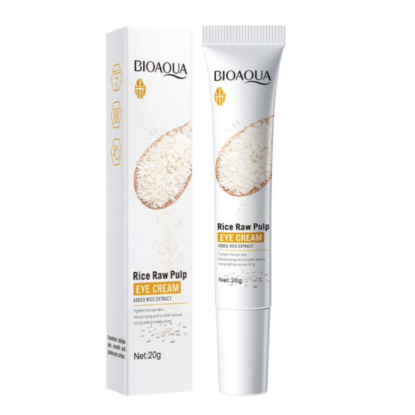 Crema contorno de ojos extracto de arroz BIOAQUA