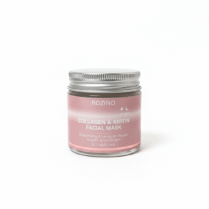 Mascarilla facial de colágeno y biotina
