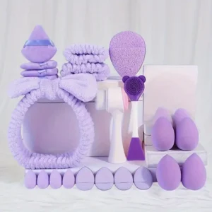 Set de 22 Piezas de Limpieza y Maquillaje